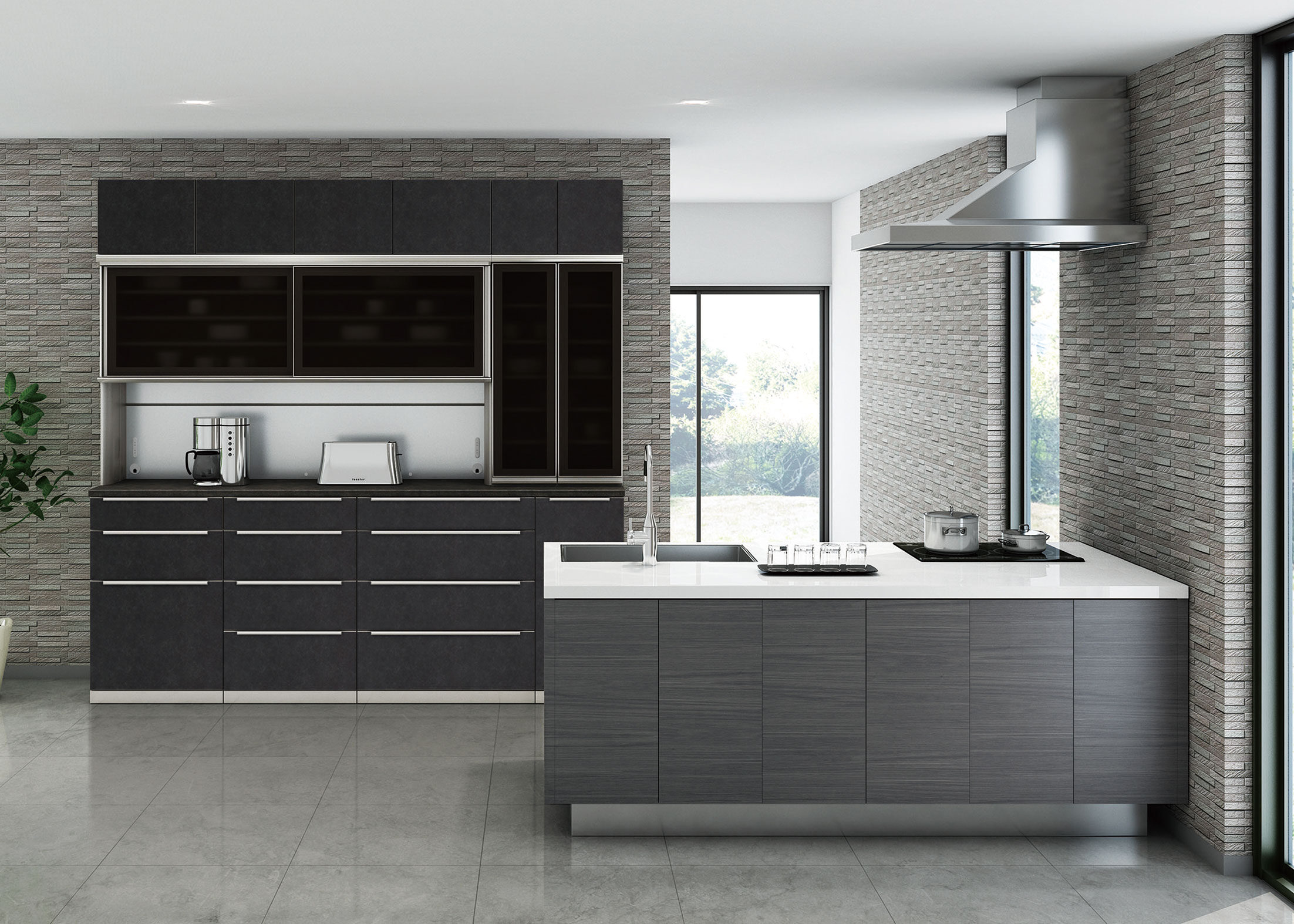 キッチンの美貌と機能性を高める重要アイテム「背面収納」とは