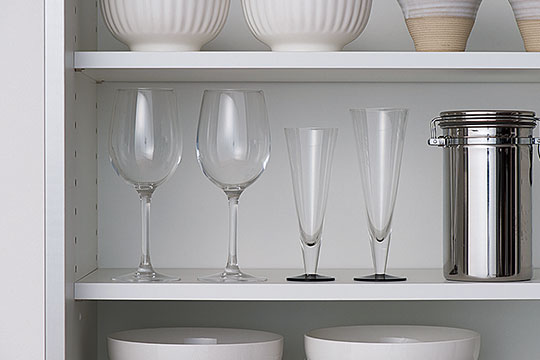 ホワイト 食器棚 ガラス扉 収納　綾野　Ayano 120cm 高さ217cm 綾野製作所 キッチンボード エヴァンティ 幅120cm 縦型収納 AW-120UCT